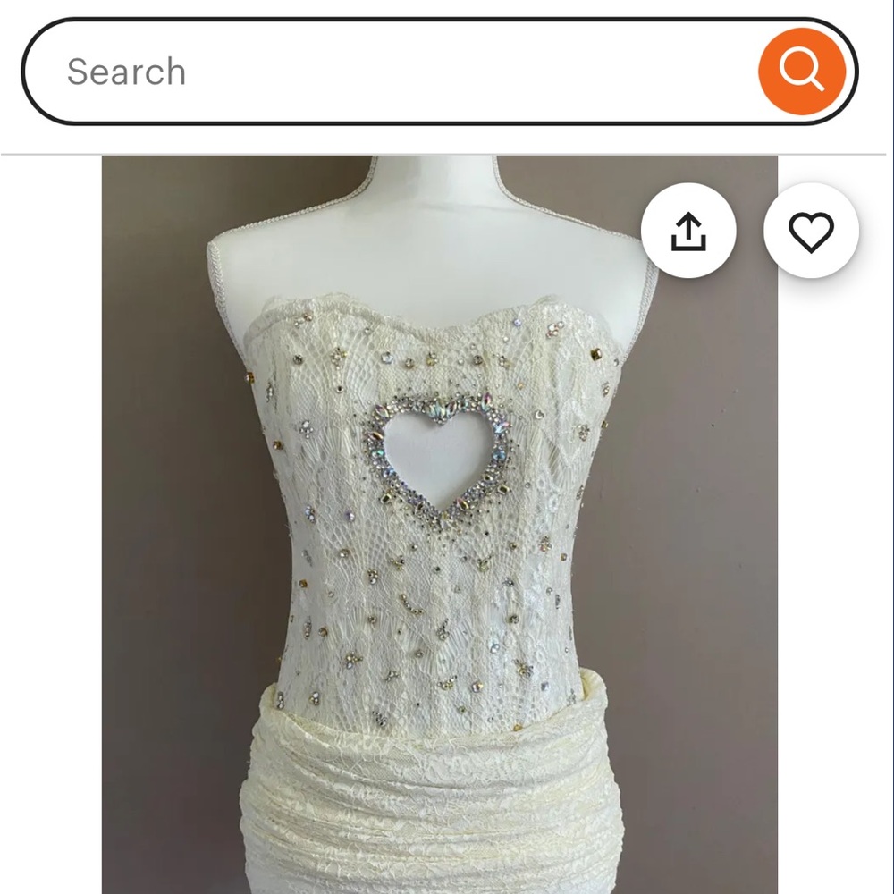 Sabrina carpenter corset w matching skirt